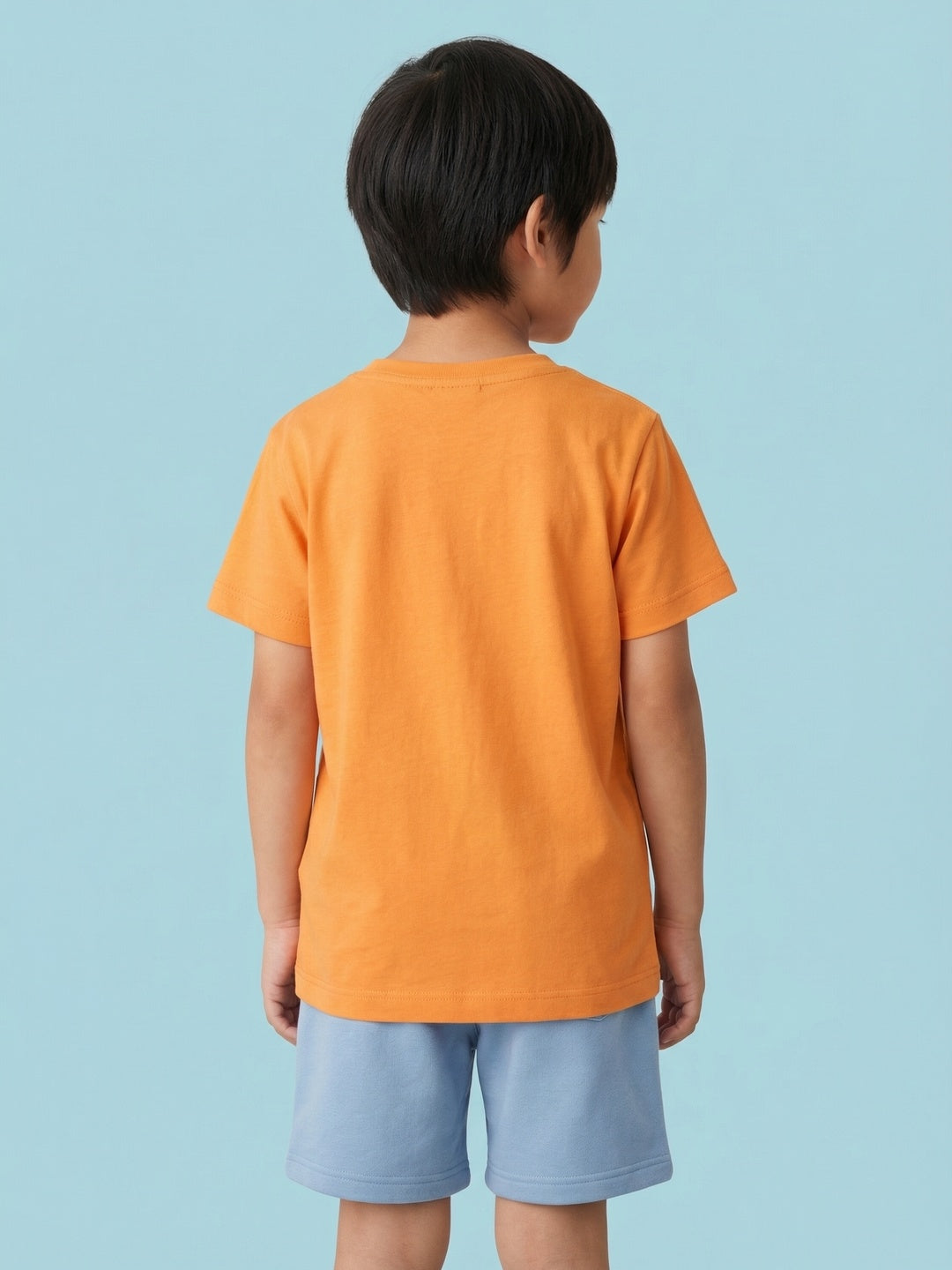 Nautinati Boys' 100% Cotton Crew Neck Disney Lion King Simba Placement Print T-shirt