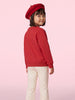 Nautinati Girls Oversized Varsity Puff Printed Sweatshirt and Flared Leggings Set