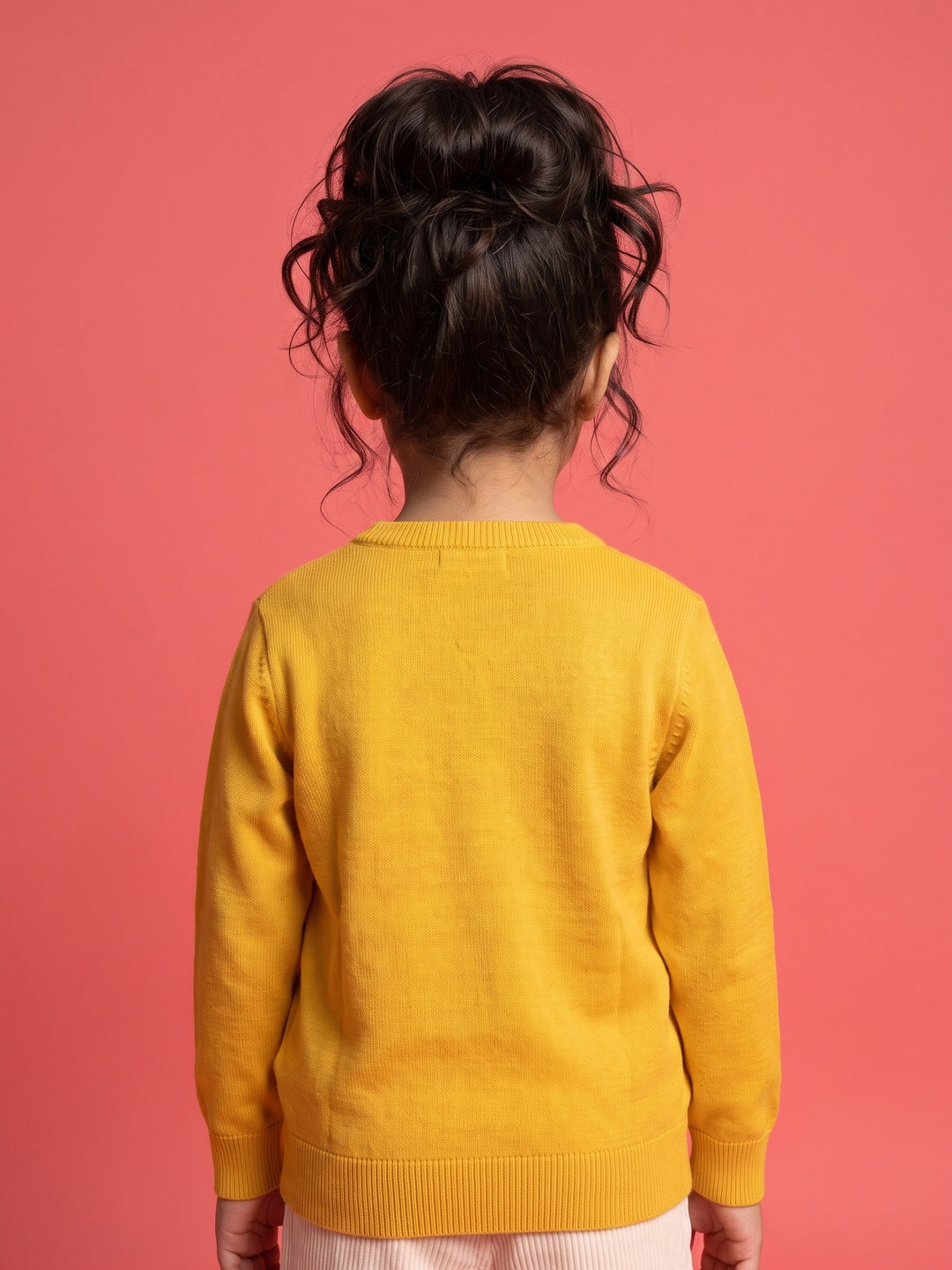 Nautinati Girls Relaxed Fit Dachshund Fuzzy Sweater, Age 2-10 Years