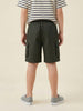 Nautinati Boys 100% Cotton Woven Solid Multi-pocket Cargo Shorts