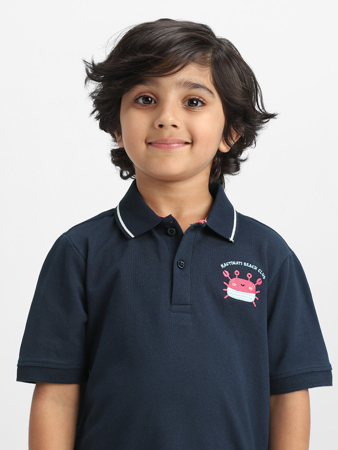 Nautinati Boys Cotton Polo T-shirt | Age 2 - 10 Years