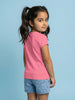 Nautinati Girls' 100% Cotton Crew Neck Disney Snow White Placement Print T-shirt