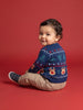 Nautinati Baby Boys Relaxed Fit Fairisle Christmas Jacquard Knit Sweater