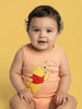 Nautinati Baby Boys' 100% Interlock Cotton Pack of 2 Disney Winnie the Pooh All-over & Placement Print Bodysuits