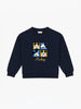 Nautinati Navy Blue Mickey Mouse Print Sweatshirt Set for Boys