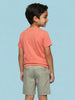 Nautinati Boys' 100% Cotton Crew Neck Disney Cars Placement Print T-shirt