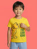 Nautinati Boys' 100% Cotton Crew Neck Disney Lion King Simba Placement Print T-shirt