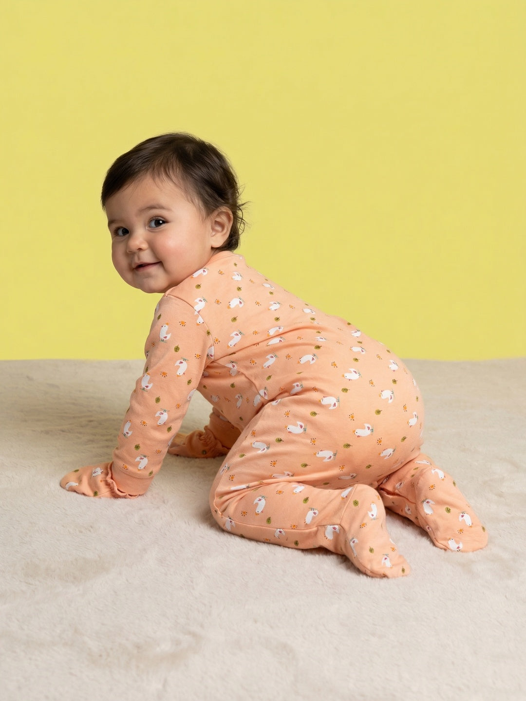 Nautinati Baby Pure Cotton  All-over & Placement Print 5-pieces Gift Set