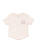 Nautinati Derby Rib Cotton Peach Top And Leggings Set For Girls