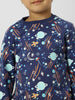 Boys Navy Space-Themed Printed Sweatshirt