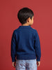 Nautinati Boys Relaxed Fit Full Sleeves Argyle Polo Knit Sweater