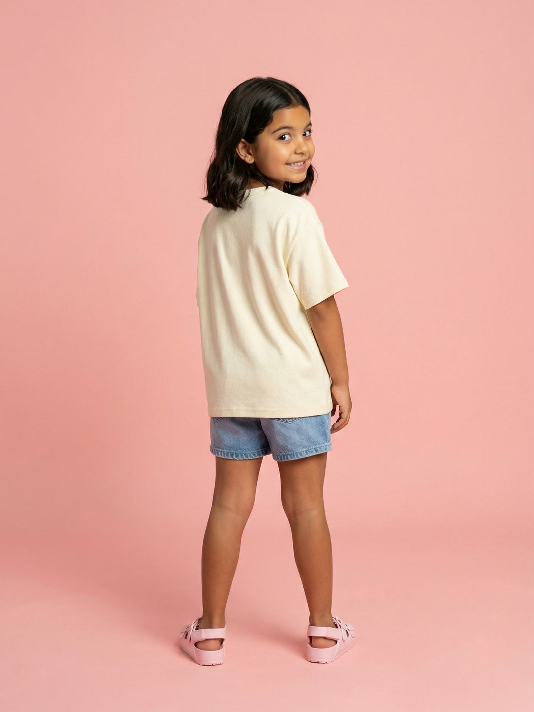 Nautinati Girls' Cotton Disney Snow White Printed T-shirt