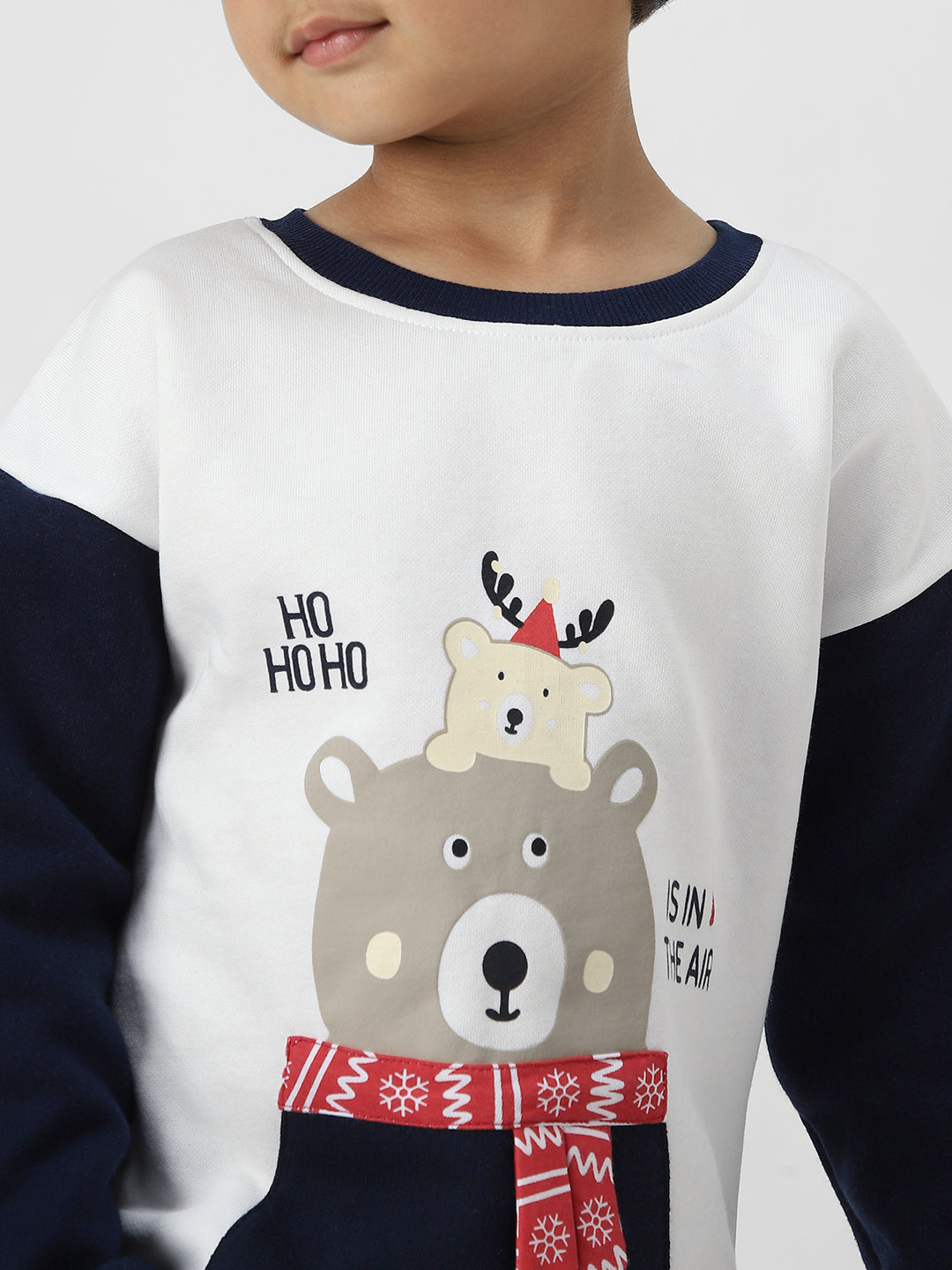 Boys Holiday-Themed Fleeece Sweatshirt