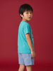 Nautinati Boys' 100% Cotton Crew Neck Marvel Spiderman Placement Print T-shirt