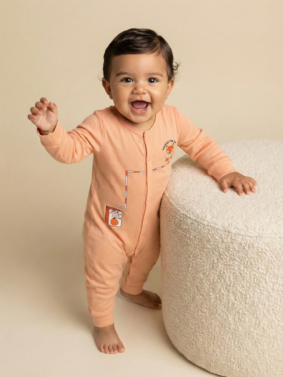 Nautinati  Baby Boys' 100% Cotton Pack of 2 Printed Sleepsuits