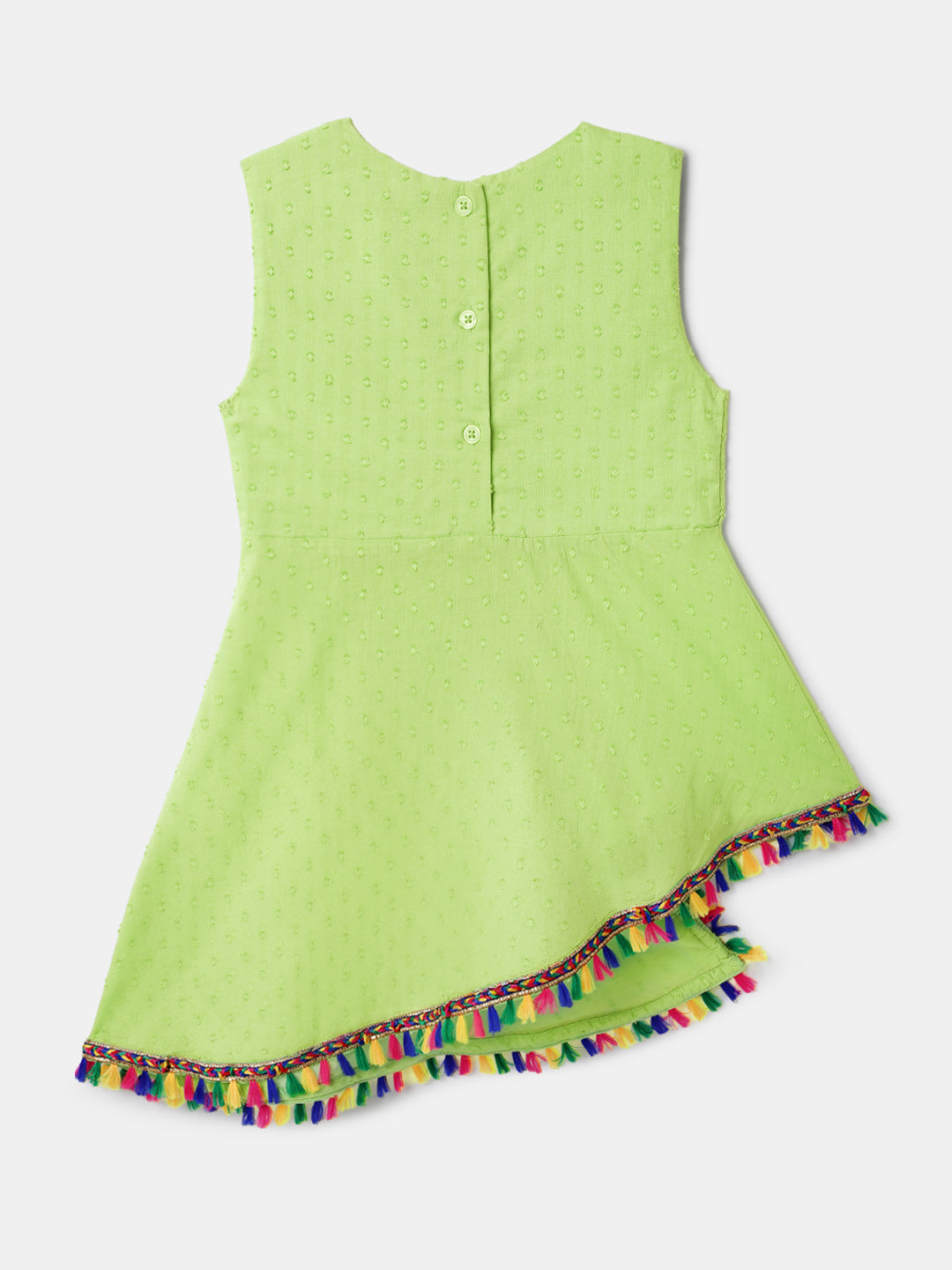 Nautinati Girls' Cotton Ethnic Festive Set | Age 2-10 Years
