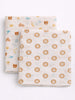 Nautinati Baby Boys' Muslin 100% Cotton Pack of 2 All-over Print Woven Swaddles