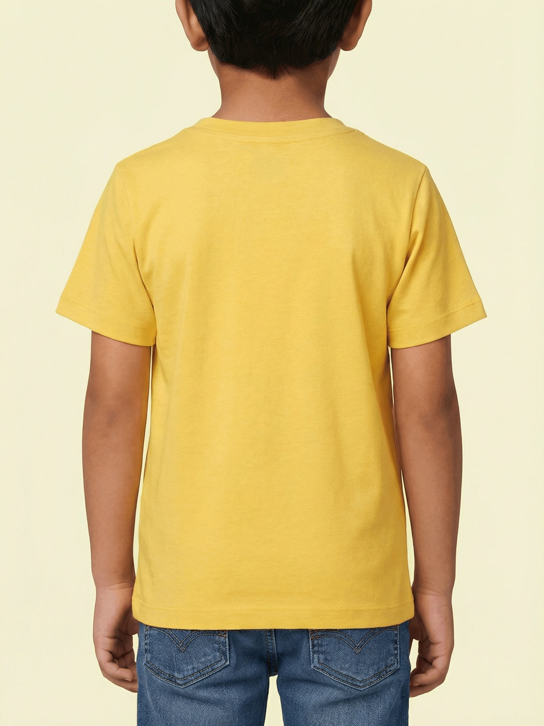 Nautinati Boys' 100% Cotton Pack of 2 Solid Essentials Crew Neck T-shirts