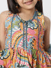 Nautinati Girls' Printed Kurti Sharara Set With Dupatta
