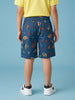 Nautinati Boys’ 100% Cotton Woven Marvel Spiderman All-over Print Cargo Shorts