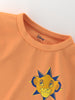 Nautinati Blue and Orange Simba Lion King Printed T-shirts | Boys | Aged 2 - 10 Years | Pack of 2 Tees