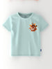 Nautinati Blue and Orange Simba Lion King Printed T-shirts | Boys | Aged 2 - 10 Years | Pack of 2 Tees