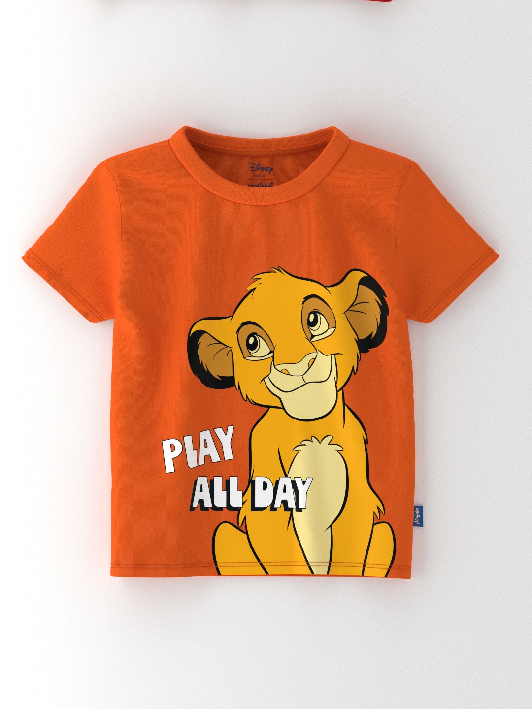 Nautinati Boys' Cotton Lion King Print T-shirt and Shorts
