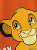 Nautinati Boys' Cotton Lion King Print T-shirt and Shorts