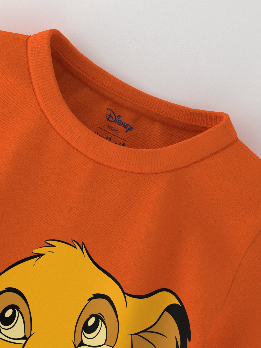 Nautinati Boys' Cotton Lion King Print T-shirt and Shorts