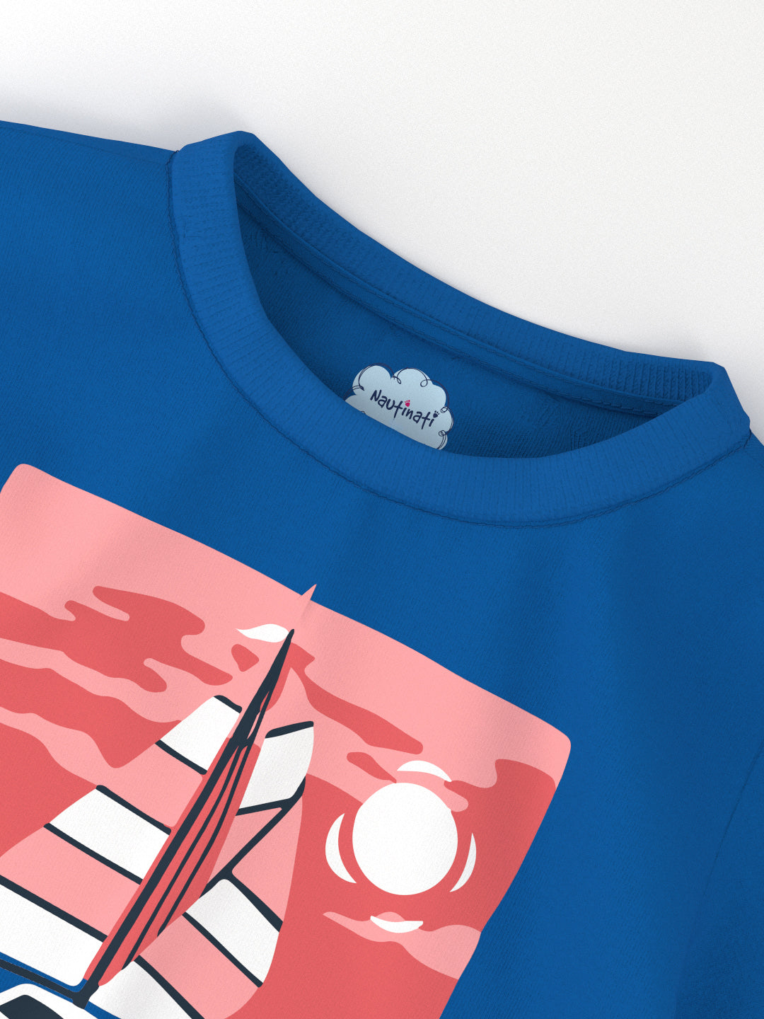 Nautinati Boys' Pack of 2 Cotton Beach Graphic Printed T-shirts
