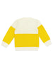 Nautinati Yellow And White Sweater Set With Cap For Infant Girls
