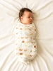 Nautinati Baby Boys' Muslin 100% Cotton Pack of 2 All-over Print Woven Swaddles