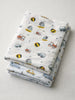 Nautinati Baby Boys' Muslin 100% Cotton Pack of 2 All-over Print Woven Swaddles