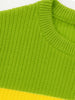 Nautinati Green and Yellow Striped Boys' Sweater for Boys