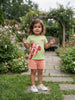 Nautinati Baby Girls Minnie Mouse Printed Regular Fit Round Neck T-shirt and Shorts Clothing Set