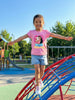 Nautinati Girls' 100% Cotton Crew Neck Disney Moana Placement Print T-shirt