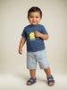 Nautinati Baby Boys' Cotton Pack of 2 Ocean Printed T-shirts