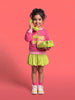 Nautinati Girls Disney Minnie and Daisy Oversized Sweatshirt with Front and Back Puff Print
