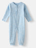 Nautinati Baby Girls' CottonAll-over Galaxy Printed Jumpsuit with Snap Buttons