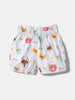 Nautinati Girls' Poplin Cotton Printed Top and Shorts Set |  Age 0 - 2 Years