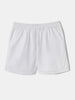 Nautinati Embroidered Blue Top and White Shorts Set for Girls