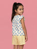 Nautinati Girls Lilo & Stich Printed Regular Fit Round Neck T-shirt and Shorts Clothing Set