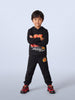 Nautinati Boys Disney Cars Graphic Printed Oversized Hoodie and Jogger Set