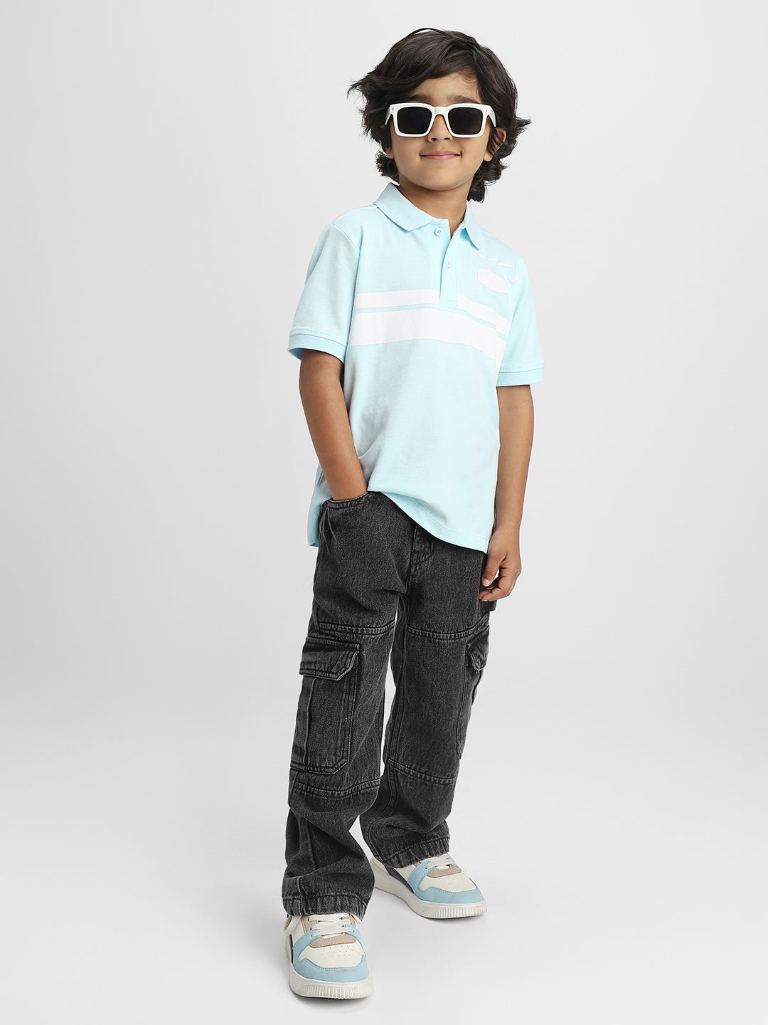 Nautinati Boys Cotton Polo T-shirt | Age 2 - 10 Years