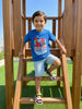 Nautinati Boys' 100% Cotton Crew Neck Marvel Spiderman Placement Print T-shirt