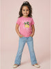 Nautinati  Girls' 100% Cotton Stretchable Bootcut Ice-blue Wash Essentials Jeans