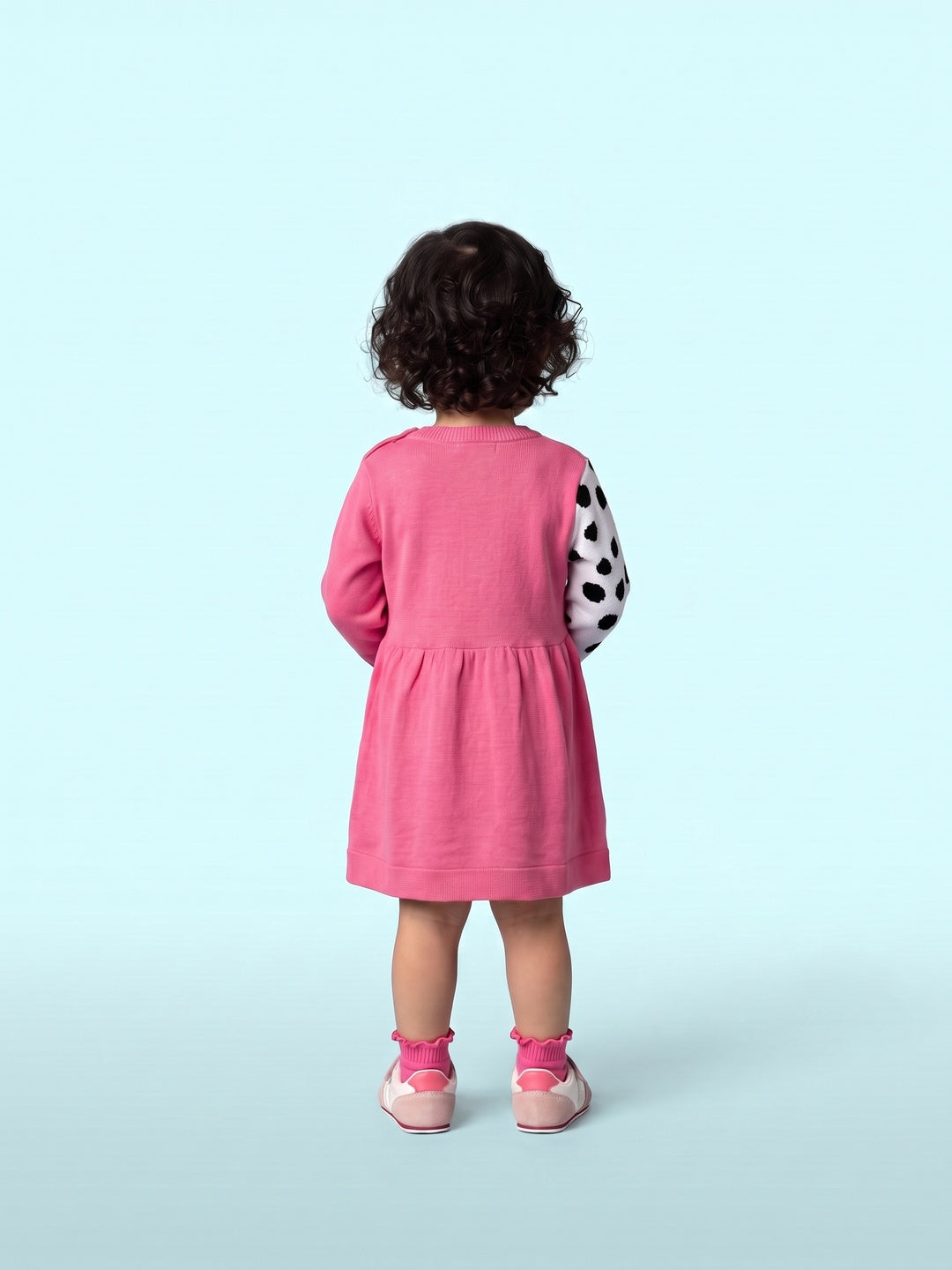 Nautinati Baby Girls Dalmatian Sweater Dress, Age 3 Months-2 Years