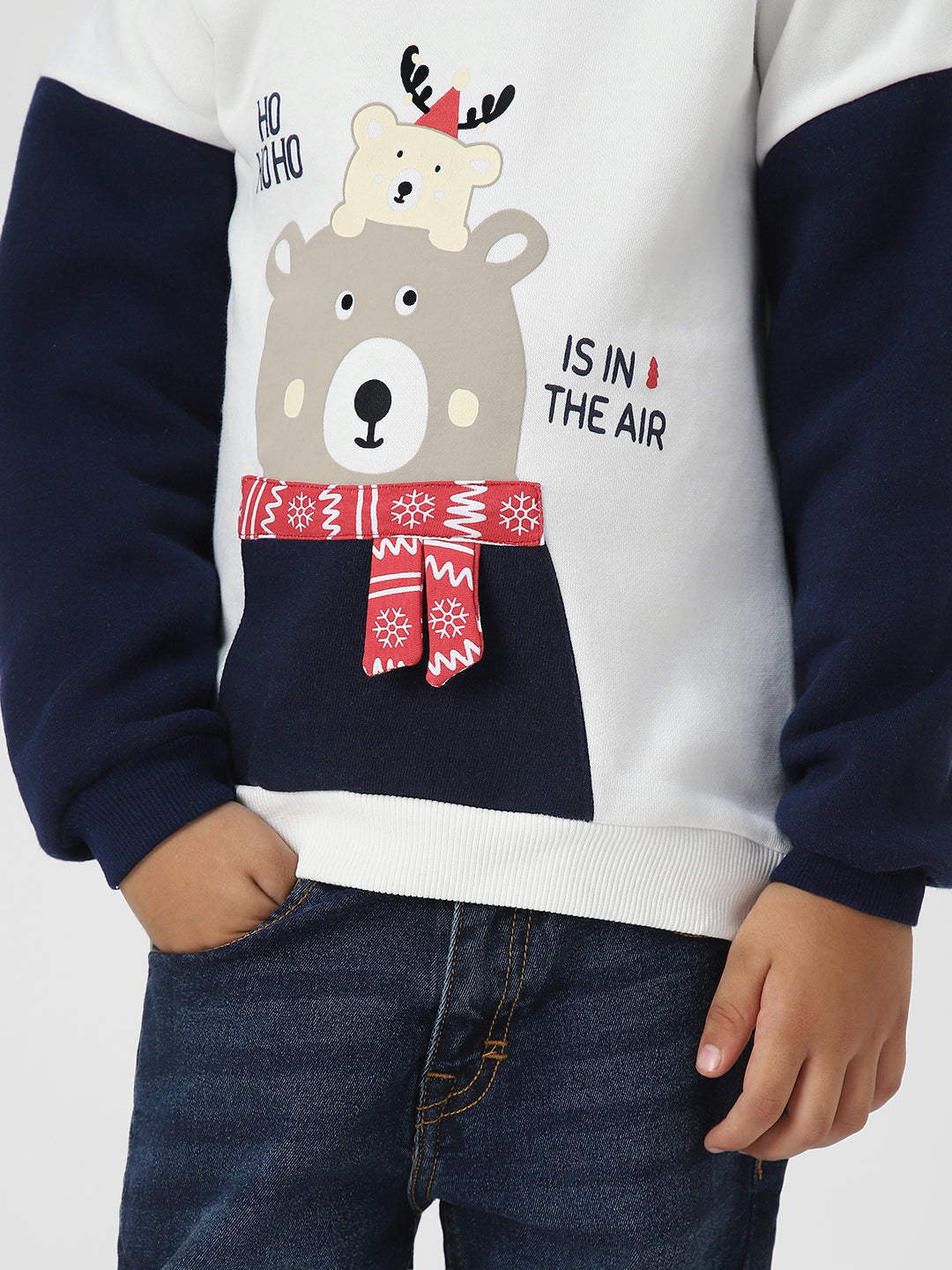 Boys Holiday-Themed Fleeece Sweatshirt