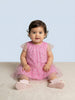 Nautinati Baby Girls' A-line Frilled Mesh All-over Flower & Polka Dot Print Party Dress