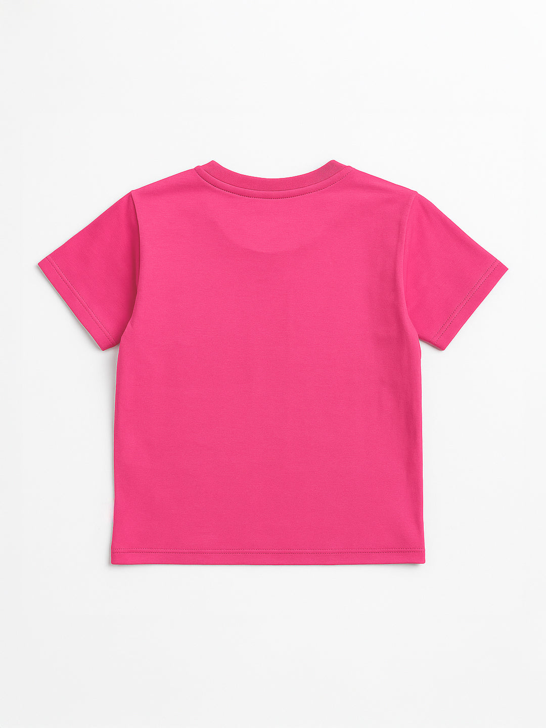 Nautinati Pack of 2 Pink and Yellow Minnie Mouse Print T-shirts for Girls